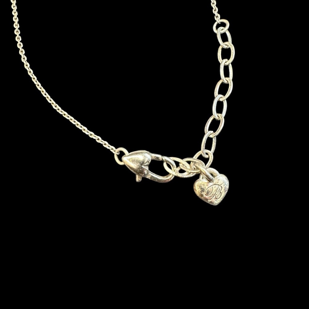 Brighton Silver Mingle Adore Heart Necklace - Picture 3 of 3